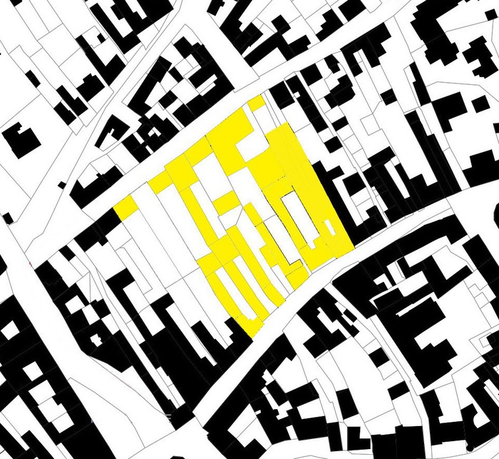 Projektareal im Stadtgefüge 2020