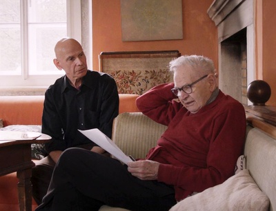 Felix Orsini Rosenberg im Gespräch mit Otto Kapfinger – © cinema povero Felix Orsini Rosenberg im Gespräch mit Otto Kapfinger