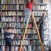 Das Archiv Iris Meder im heutigen Vereinslokal der ÖGFA, Liechtensteinstraße 46a/2/5