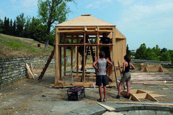 „Kioski“ von Giorgi Kharitonashvili, Gurdzhaani, Georgien