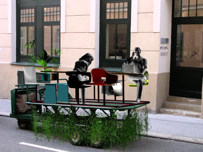 Eine Audienz am Kohlewagerl