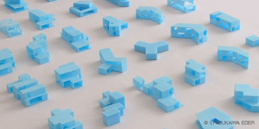 Modellstudien für Einfamilienhaus