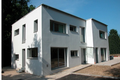 Passivhaus trotz hoher Verschattung