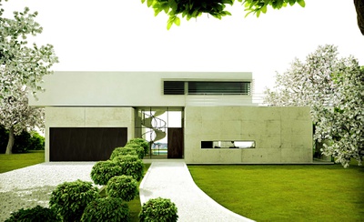 Villa S, Entrance