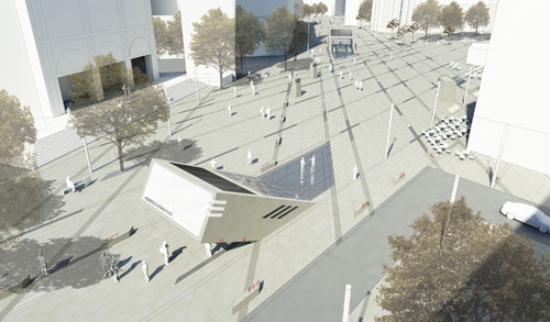 Gelsenkirchen - Blick auf den Heinrich-König-Platz