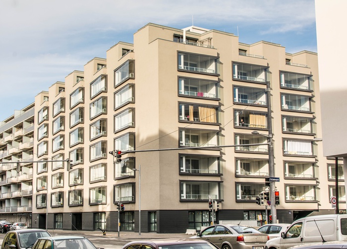 Wohnhaus Sonnwendgasse – Architekturhaus Wienerstrasse, Blickrichtung Norden