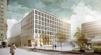 Neue Postzentrale am Rochus, Wien (WBW 1.Rang, 2013)