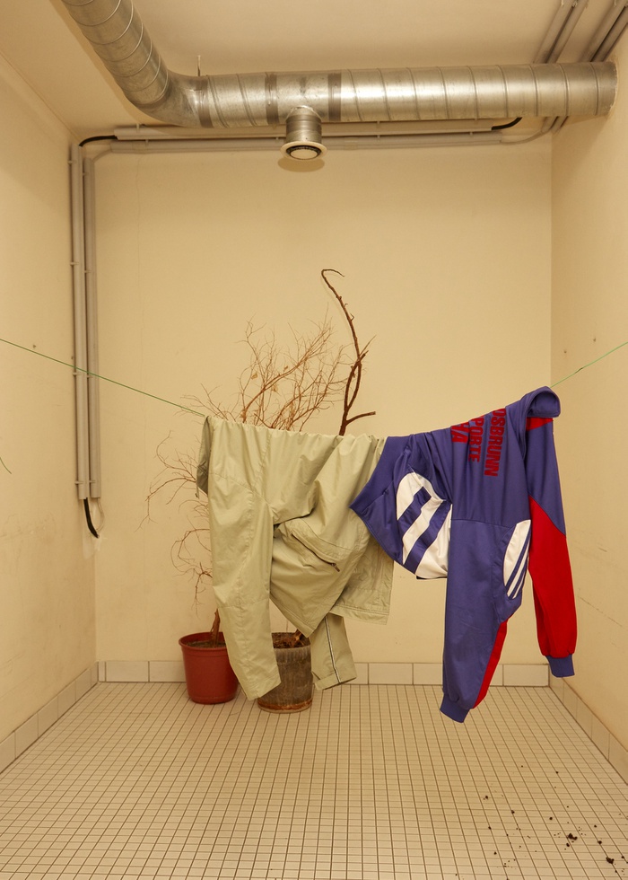 Haus Erdberg_Raumnutzung in einer Unterkunft für mehrere hundert Flüchtlinge vor ihrer Adaptierung