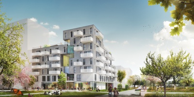Quartiershaus. Wohnen am Helmut Zilk Park, Wien - AT 2016 – © feld72 Quartiershaus. Wohnen am Helmut Zilk Park, Wien - AT 2016