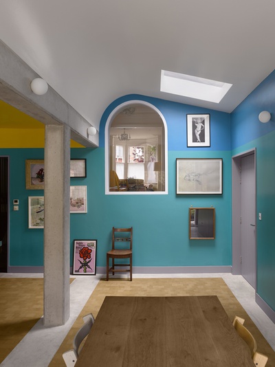 David Kohn Architects - Sanderson House, Extension to a Victorian house in the form of a fox, North London, 2014