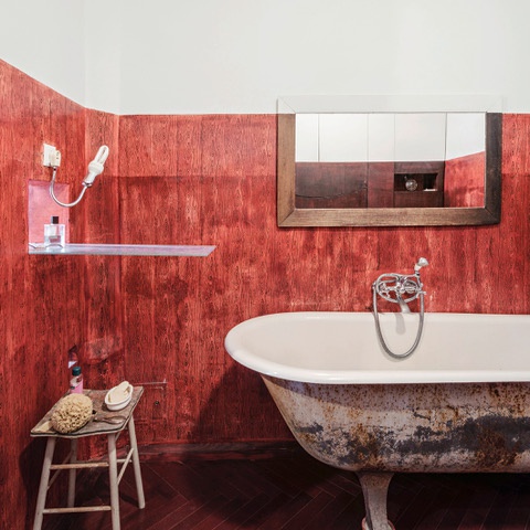 Badezimmer, Wohnung Heinz Frank