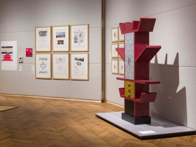 Ausstellungsansicht, 2022, Missing Link. Strategien einer Architekt*innengruppe aus Wien (1970-1980), MAK-Ausstellungshalle