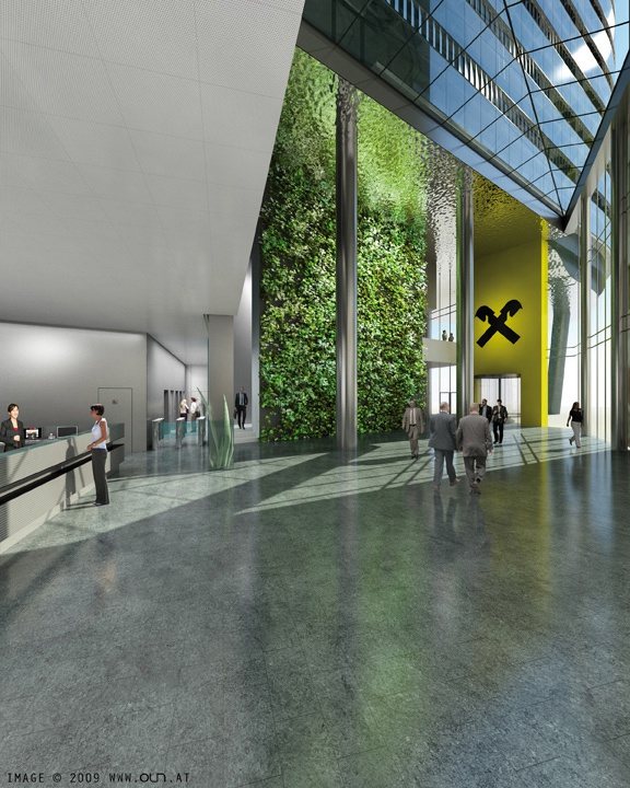 Klimaschutzhochhaus Lobby